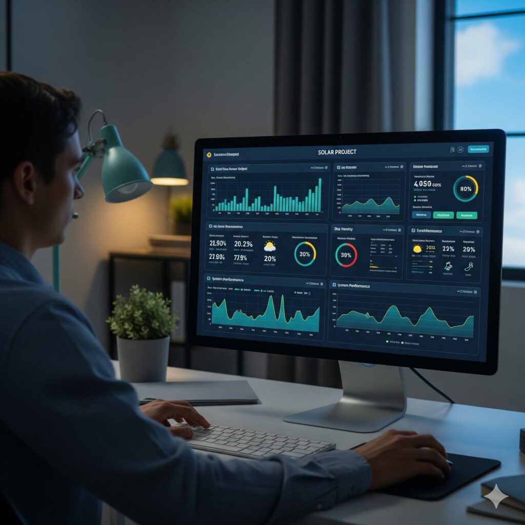 Solar project modelling with Power BI