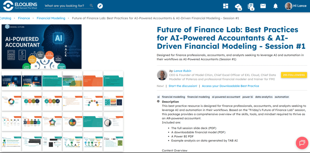 Future of Finance Lab Session #1
